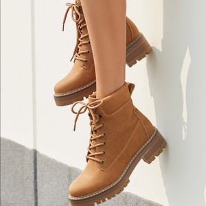 Tan boots